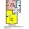 ヴィラ・サンライズ 1LDKの間取り