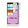 リバーサイド桜木通 1Kの間取り