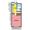 ライフパーク・アレイ 1Kの間取り