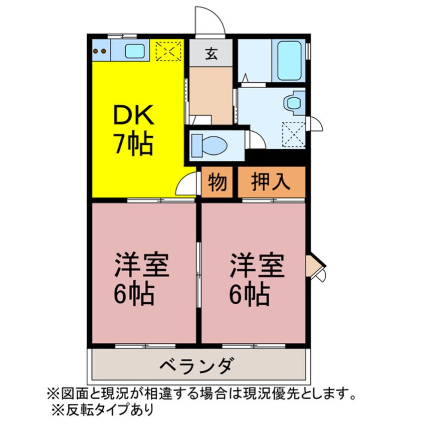 間取図 パラシオ190