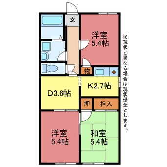 間取図 sephiraながしの