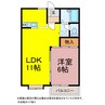 エスパシオ 1LDKの間取り