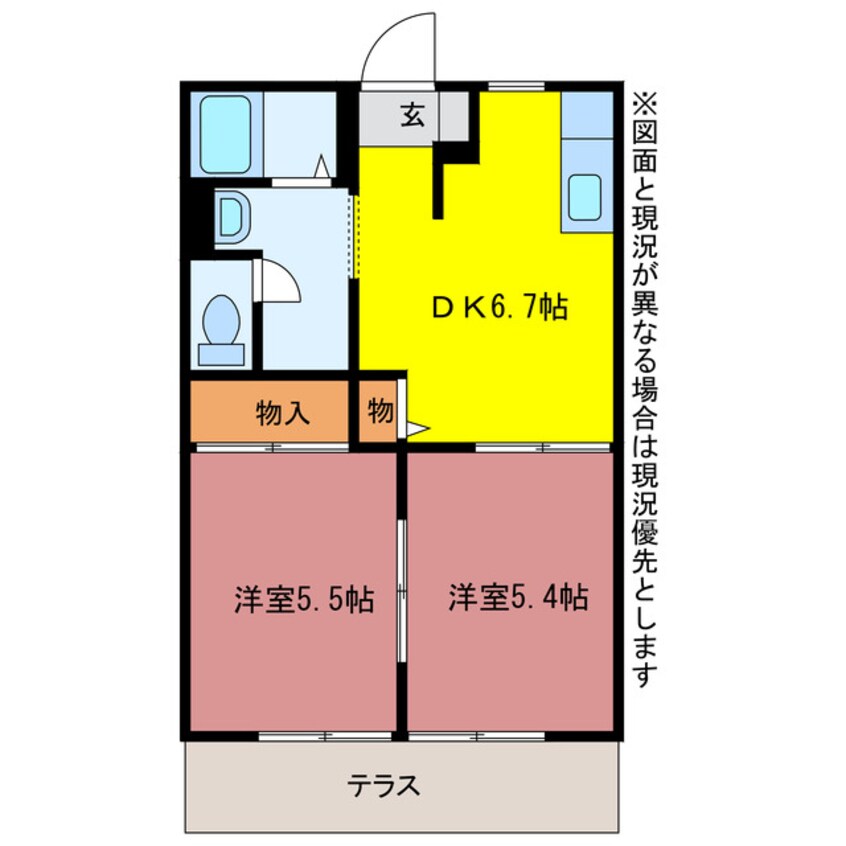 間取図 ウィステリア郷中
