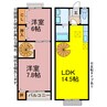 Gracia 2LDKの間取り