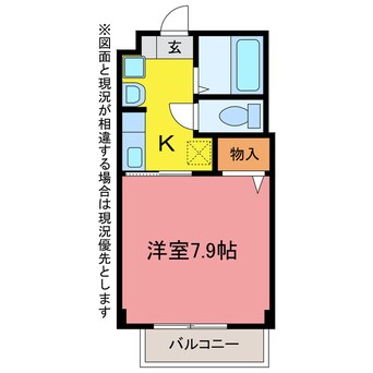 間取図 ＳＵＮＮＹ　ＣＯＳＭＯ