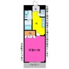 フォレストヒル 1Kの間取り