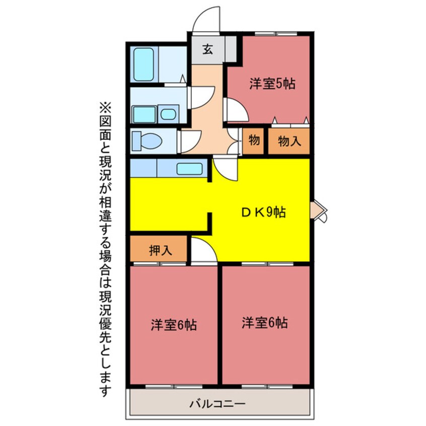 間取図 キャスグラン