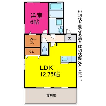 間取図 カーサ梨野　C棟D棟