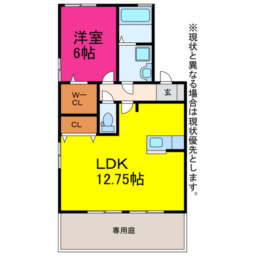 間取図 カーサ梨野　C棟D棟