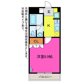 間取図 ソレイユⅢ番館