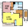 ファミール・山道 1LDKの間取り
