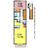 スウィートノーブル　Ａ 1LDKの間取り