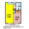 パイン・コーン 1LDKの間取り