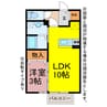 レセンテ一宮 1LDKの間取り