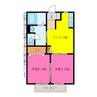 フレグランスＯＫＩＮＯ 2DKの間取り