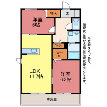 間取図 クラヴィエFK