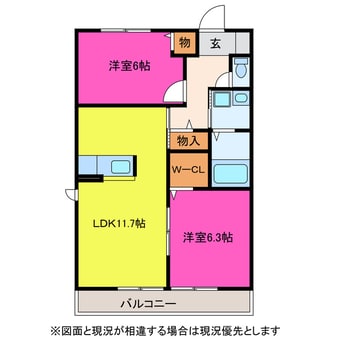 間取図 クラヴィエFK