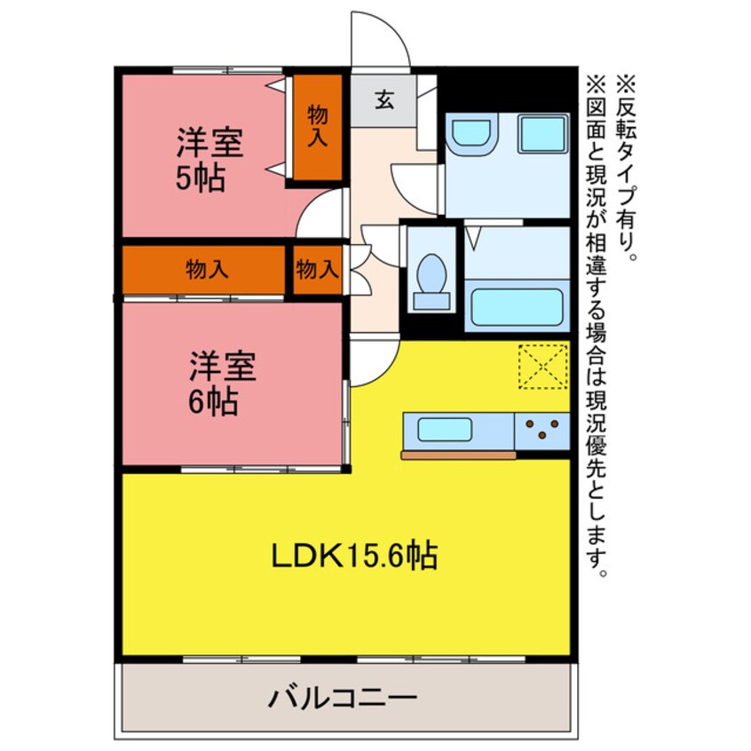 間取図 フォーカルポイント