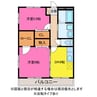 ブロードタウン大崎 2DKの間取り
