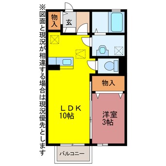 間取図 モナリエ白河