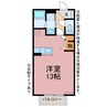 シャーメゾン泉 1Rの間取り