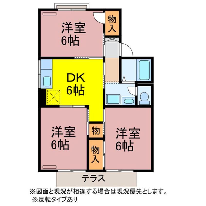 間取図 セジュール野田