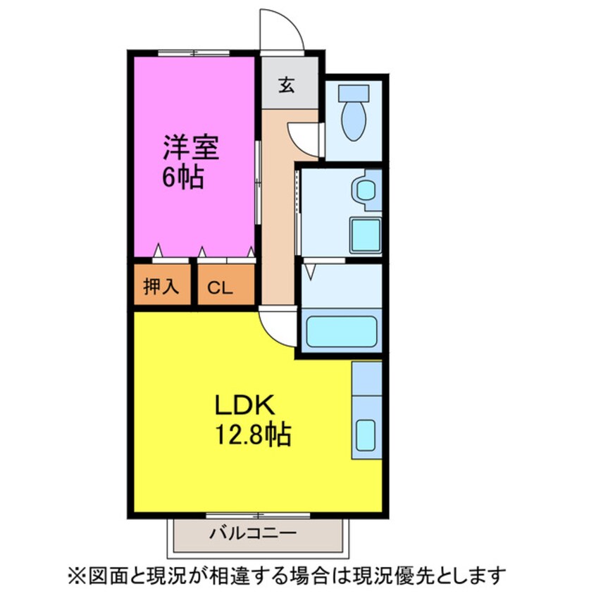 間取図 ベルバランセ小坂井