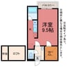 セザンヌ中央通 1Rの間取り