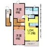 Ｕ－１５１　Ｔ２ 2LDKの間取り