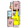 ブライト・スクエア 2LDKの間取り