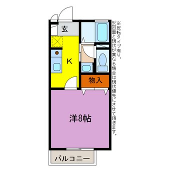 間取図 シャルム茶臼山