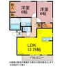 グランパティオＡ 2LDKの間取り