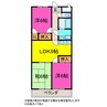 ＷＩＮＤＡＮＧ 3DKの間取り