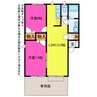 ビートルタウン　パーク街 2LDKの間取り