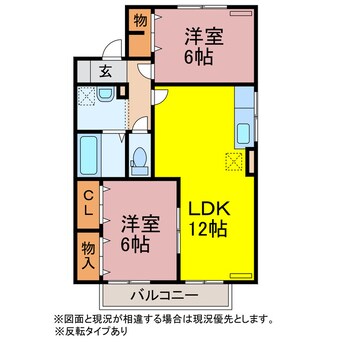 間取図 ヴィラ・ロワイヤル弐番館