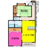 グランシャリオＦＵＪＩ 2LDKの間取り