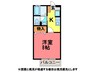 メゾンモンテソレイユ 1Kの間取り