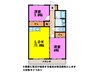ベルドミール豊川Ⅱ 2LDKの間取り