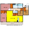 コンフォーティア 2LDKの間取り
