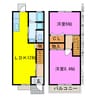メイユール 2LDKの間取り