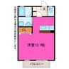 サンパティーク・シロアト 1Rの間取り