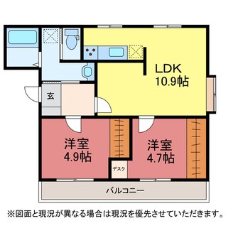 間取図 三蔵子ハイツ