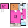 セザンヌ中条 1Rの間取り