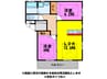 ファミリアーレ金屋 2LDKの間取り