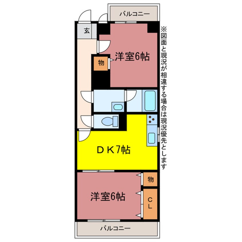 間取図 アトランティス川花