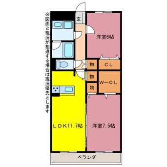 間取図 アトランティス川花