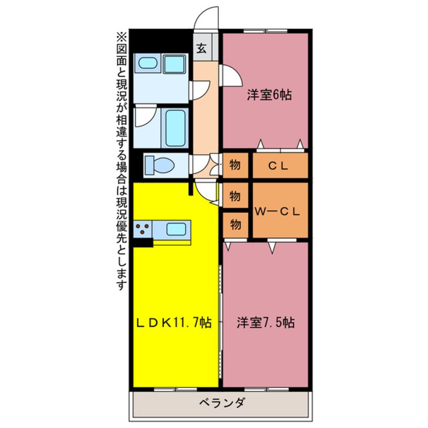 間取図 アトランティス川花