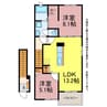 ラスパシオ 2LDKの間取り