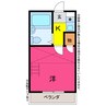 ユトリロ末広通 1Kの間取り