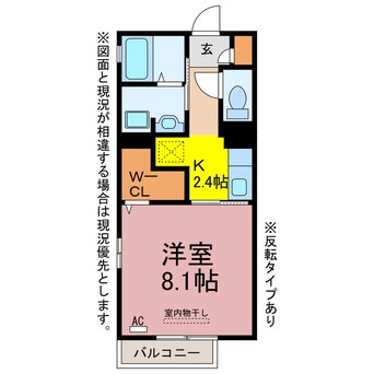 間取図 リバーサイド中部Ｃ